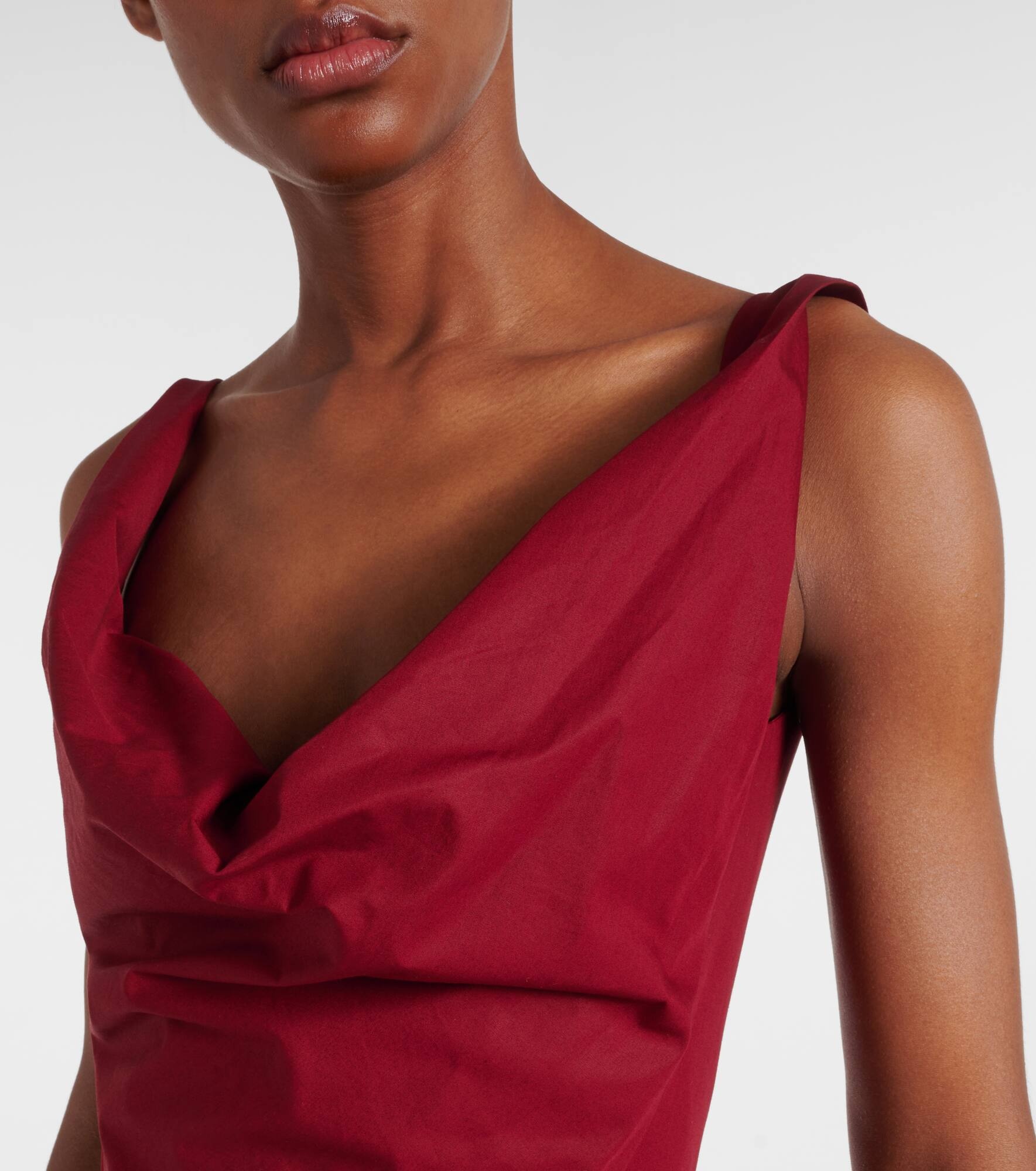 Sunday draped cotton bustier dress - 4