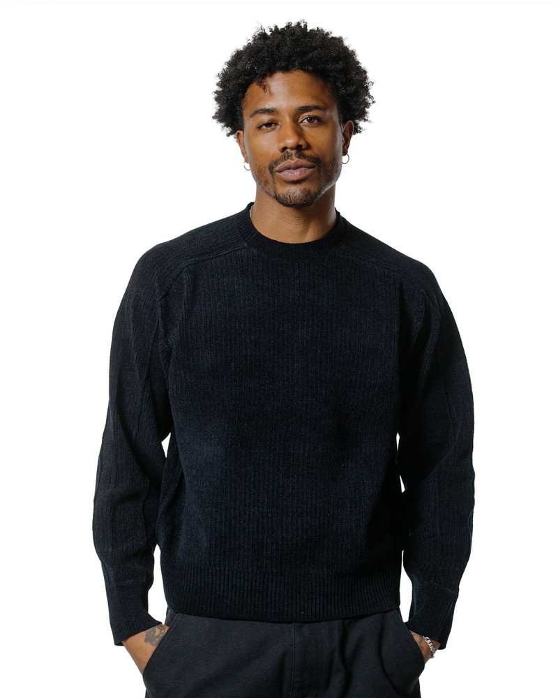 Stüssy Stüssy Exposed Seam Sweater Black outlook
