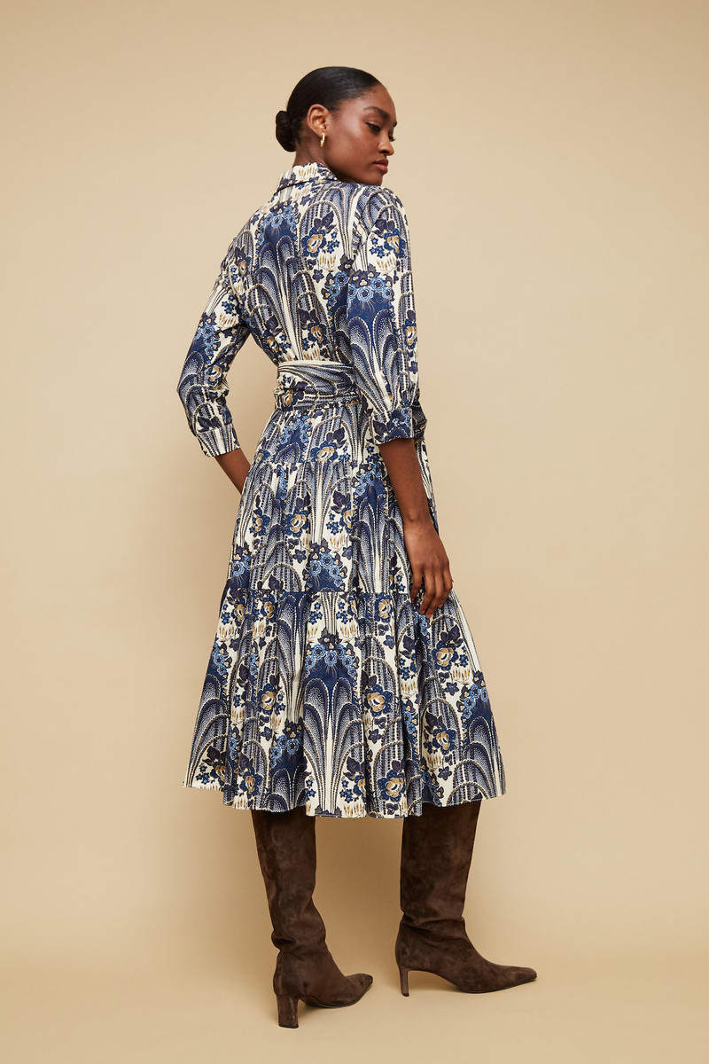 Lolita Dress Shirtdress Redefined in a Paisley Fantasy 4