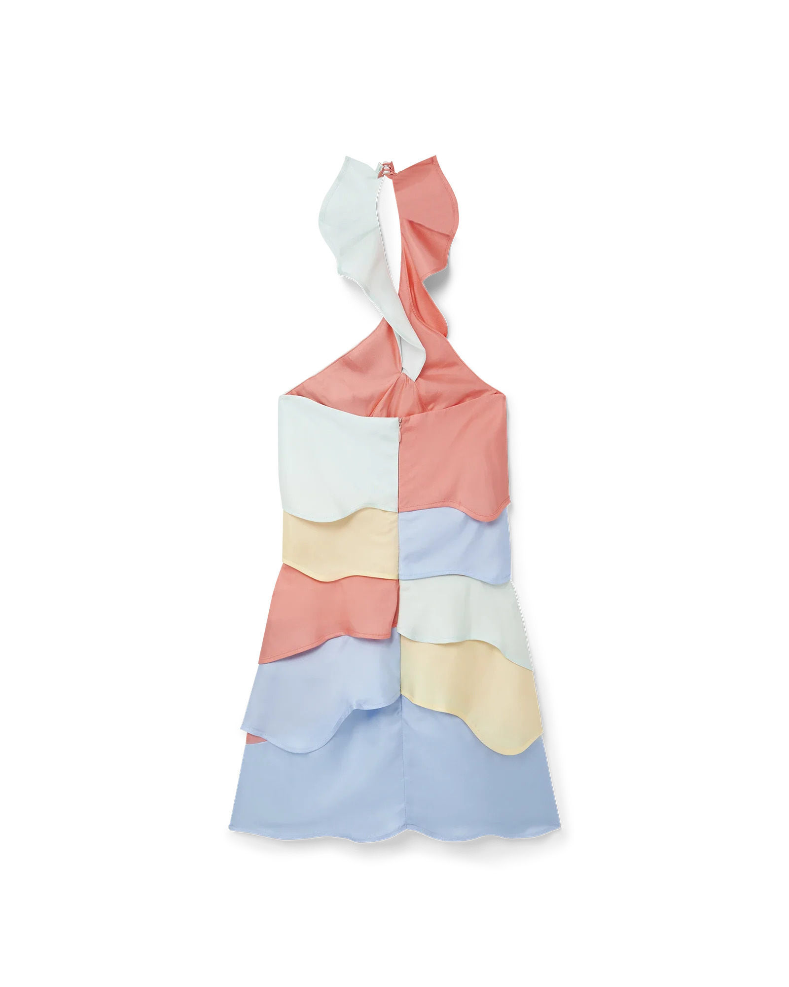 Rainbow Gradient Halterneck Dress - 2