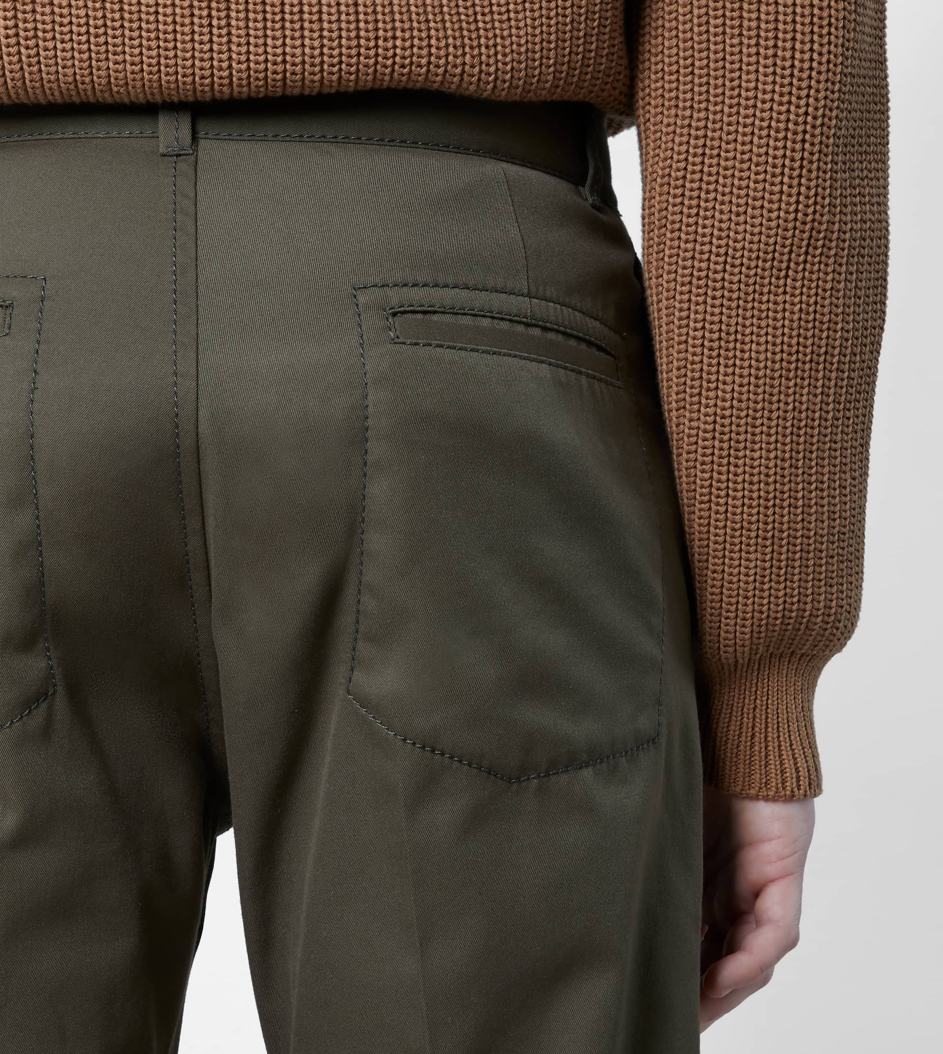 CHINO TROUSERS - GREEN - 3