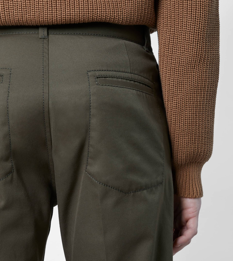 CHINO TROUSERS - GREEN 3