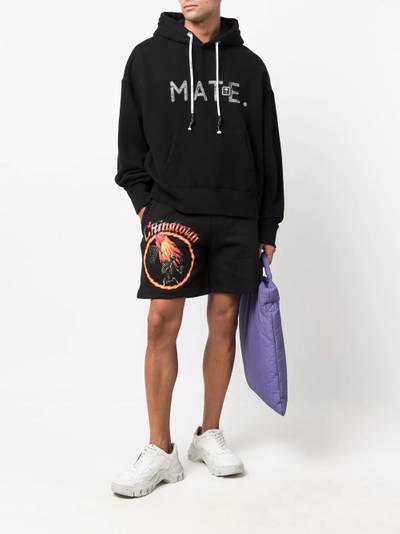 Palm Angels x MATE logo-print hoodie outlook