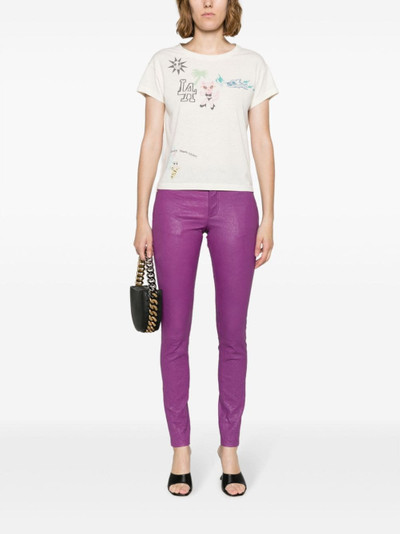 Zadig & Voltaire Charlotte graphic-print T-shirt outlook