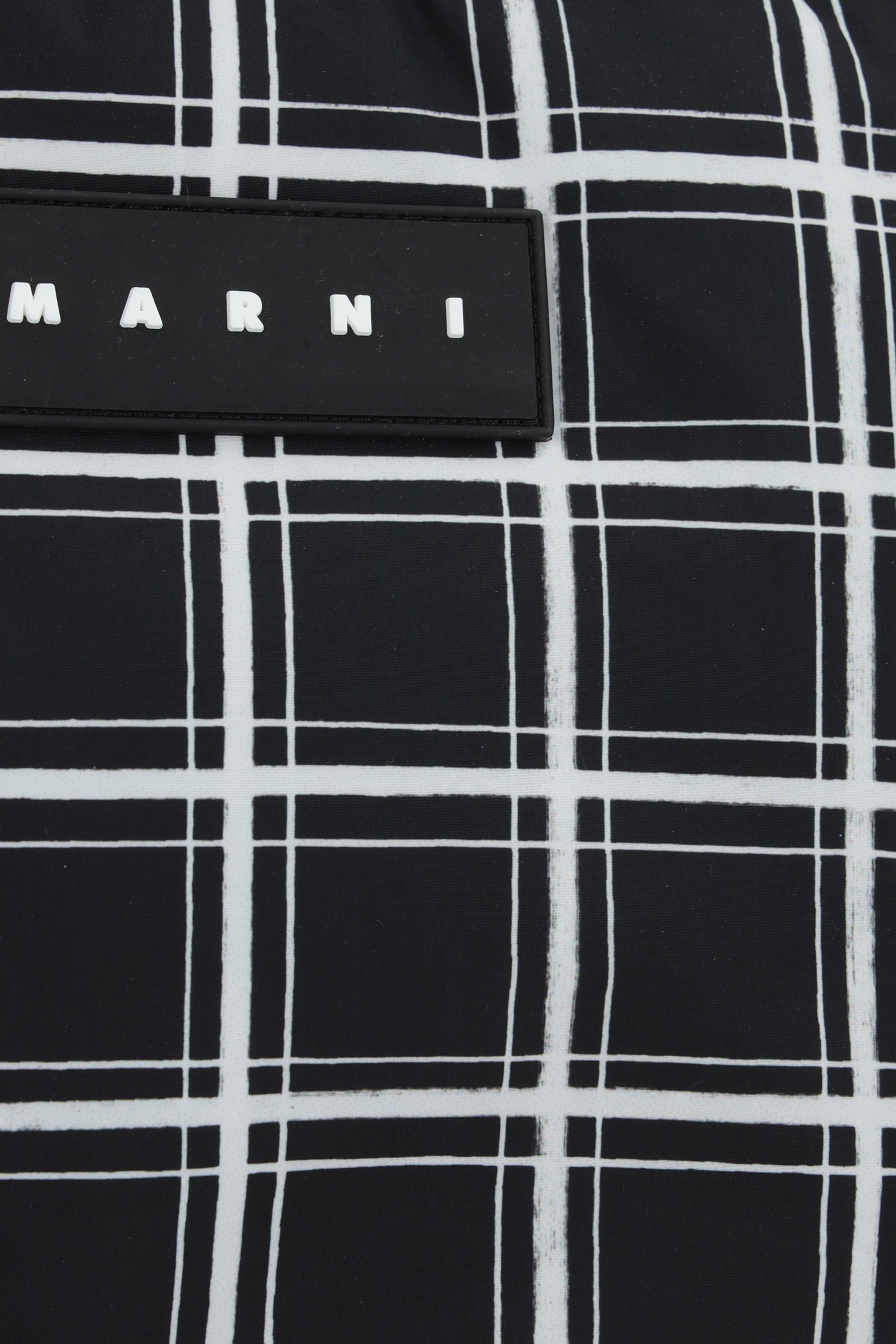 Marni CHECK PADDED NYLON TOTE BAG | tizianafausti | REVERSIBLE