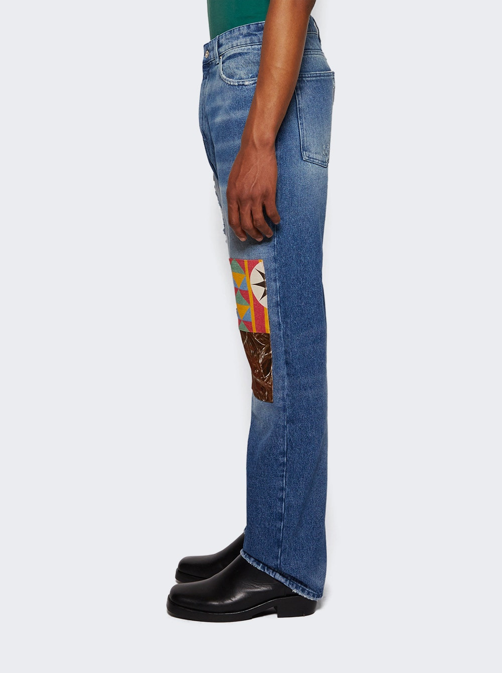 Paula's Ibiza Straight Leg Jeans Medium Blue - 3