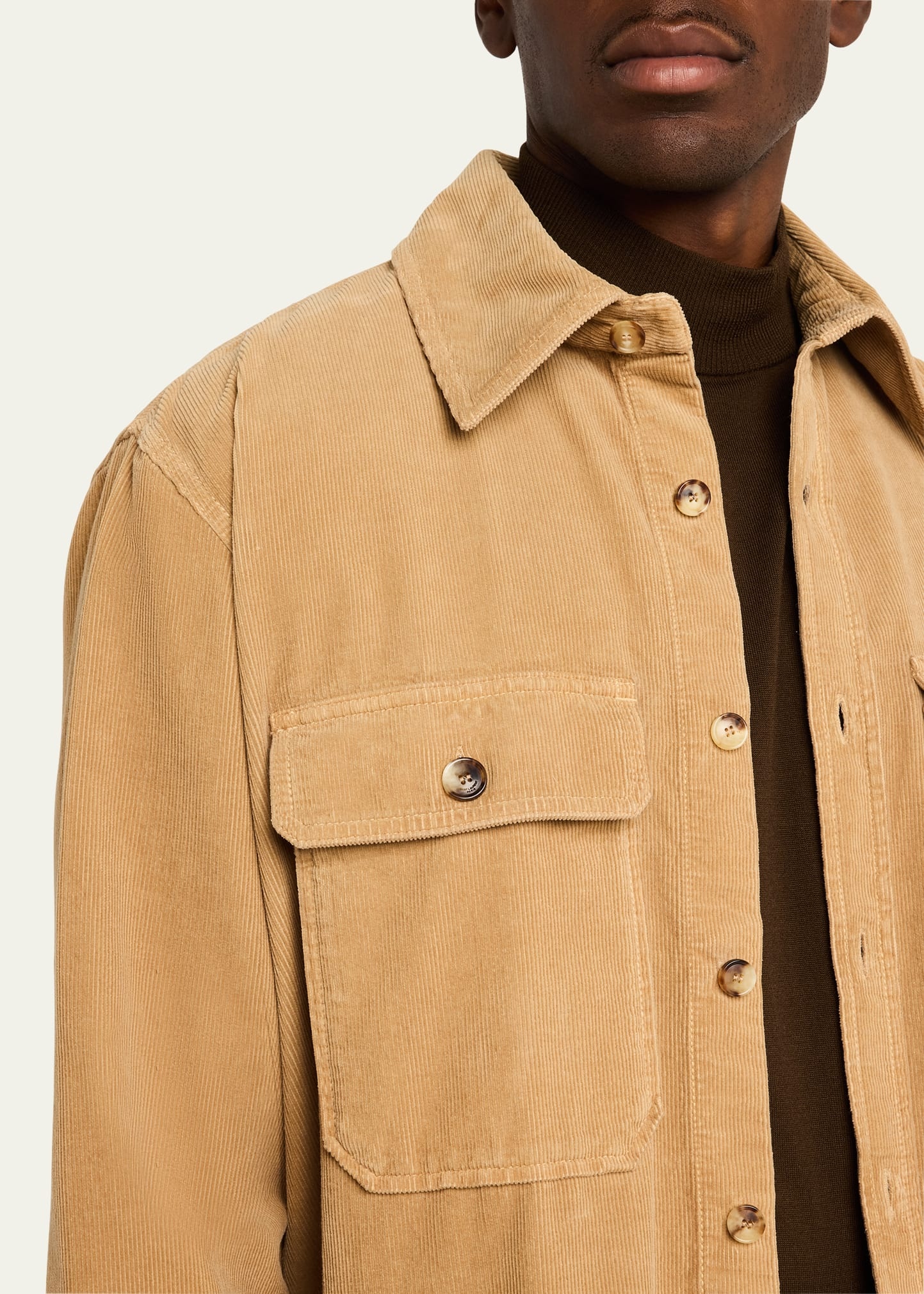 Men's 2-Pocket Corduroy Overshirt - 5