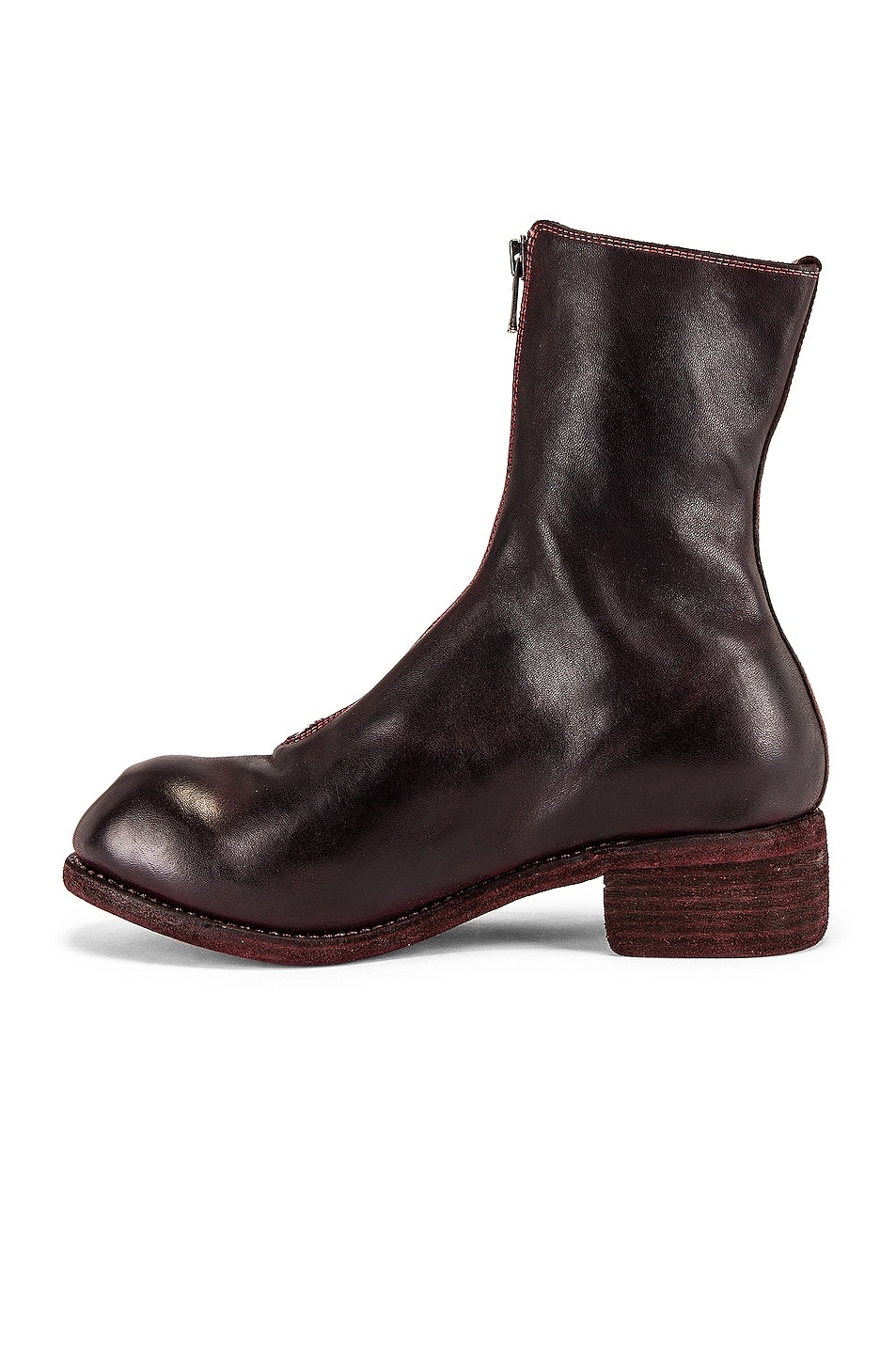 Full Grain Horse Front Zip Boot - 5