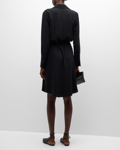 EMPORIO ARMANI Faux-Wrap Drawstring Shirtdress outlook