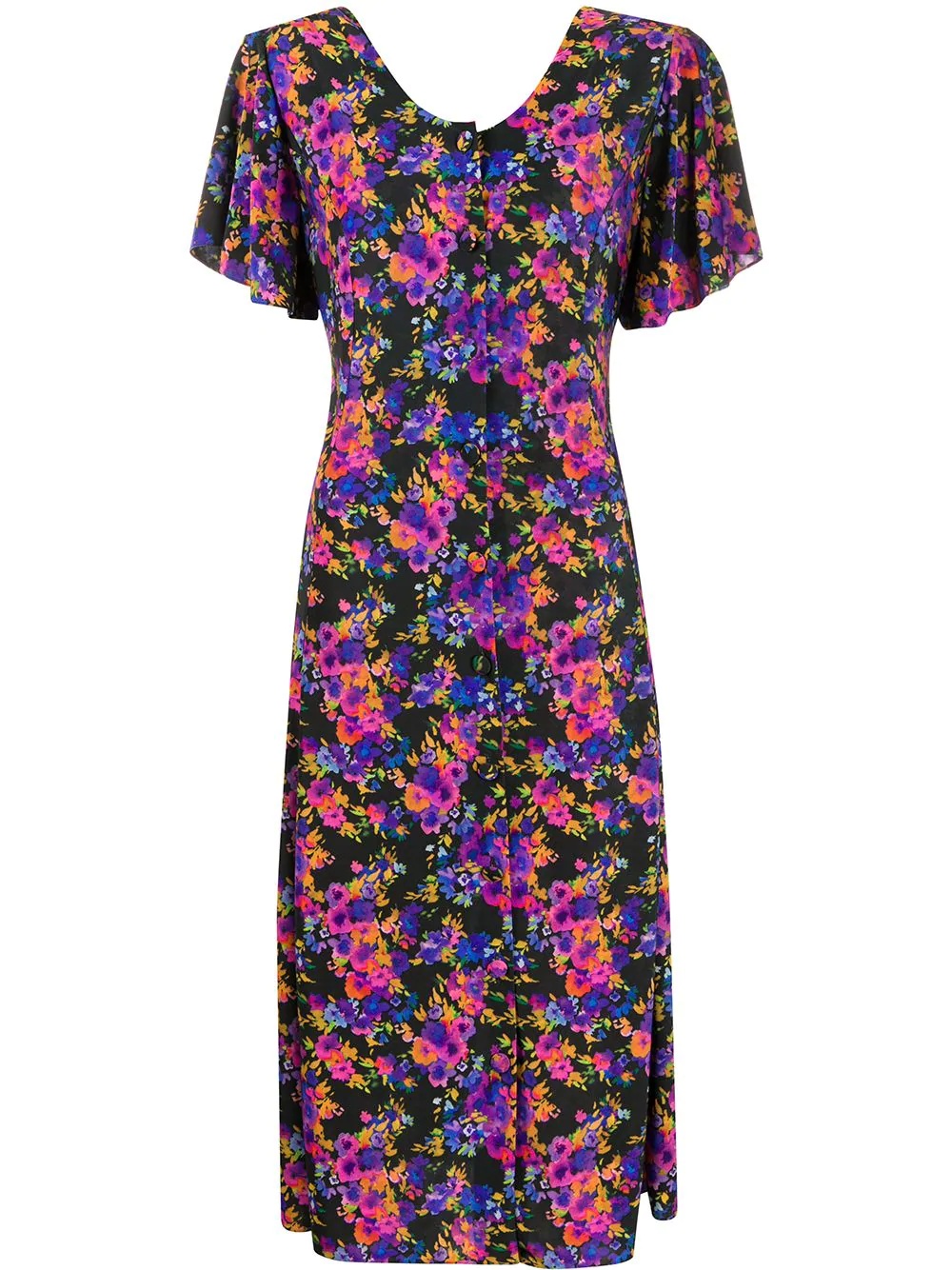 Camelia floral-print midi dress - 1