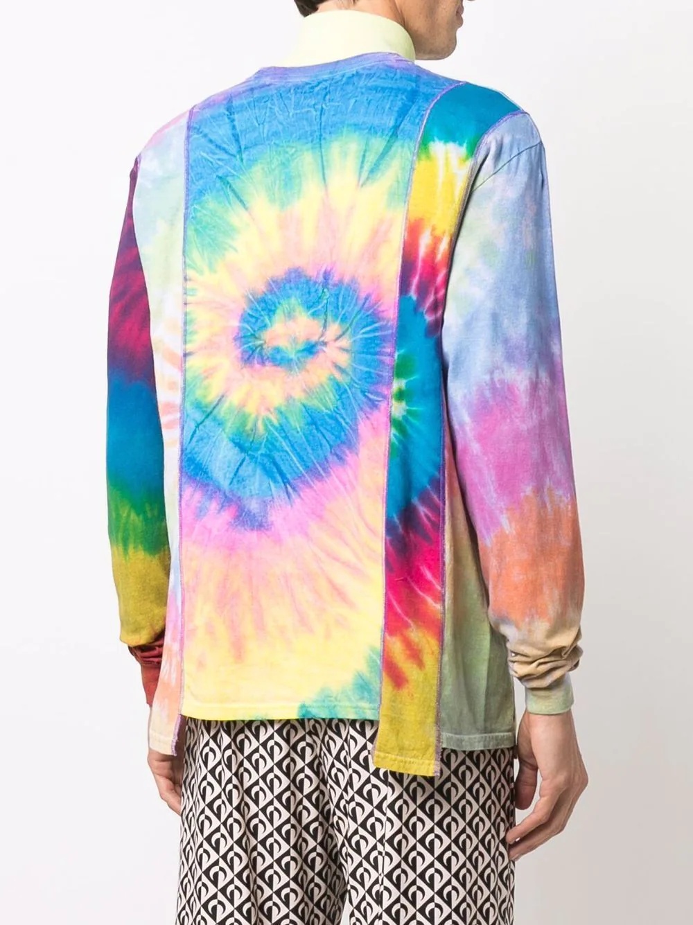 tie-dye print jumper - 4