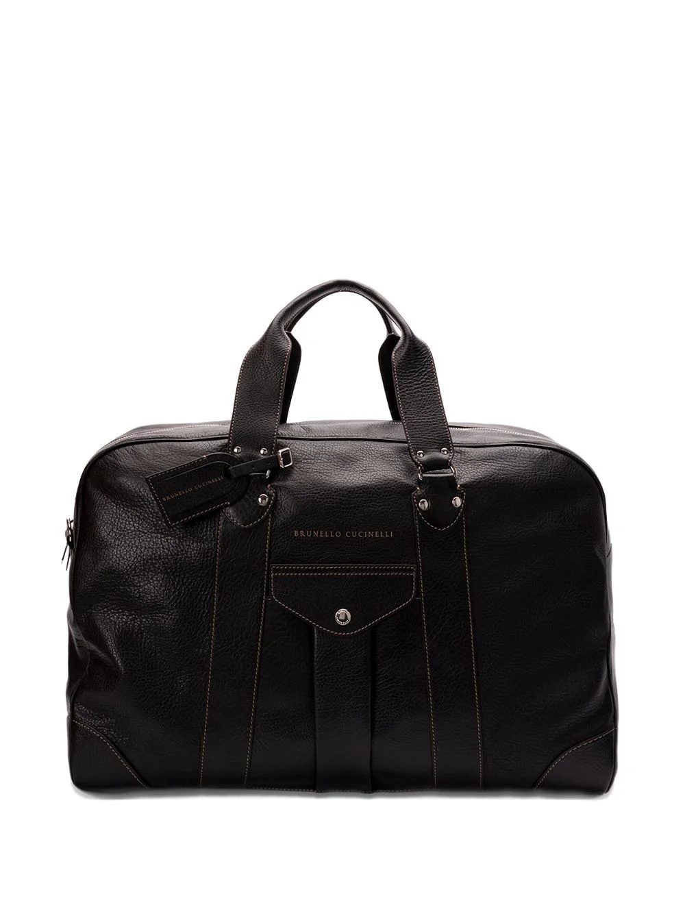 calf-leather duffle bag - 1