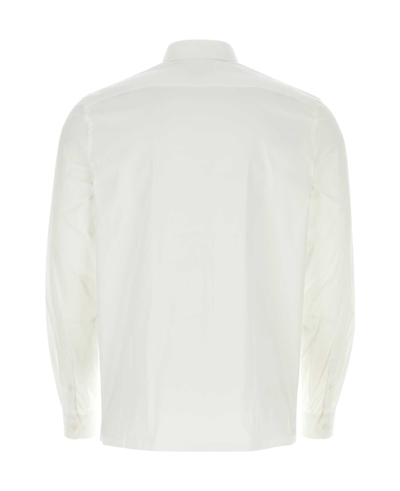 White Poplin Shirt - 2