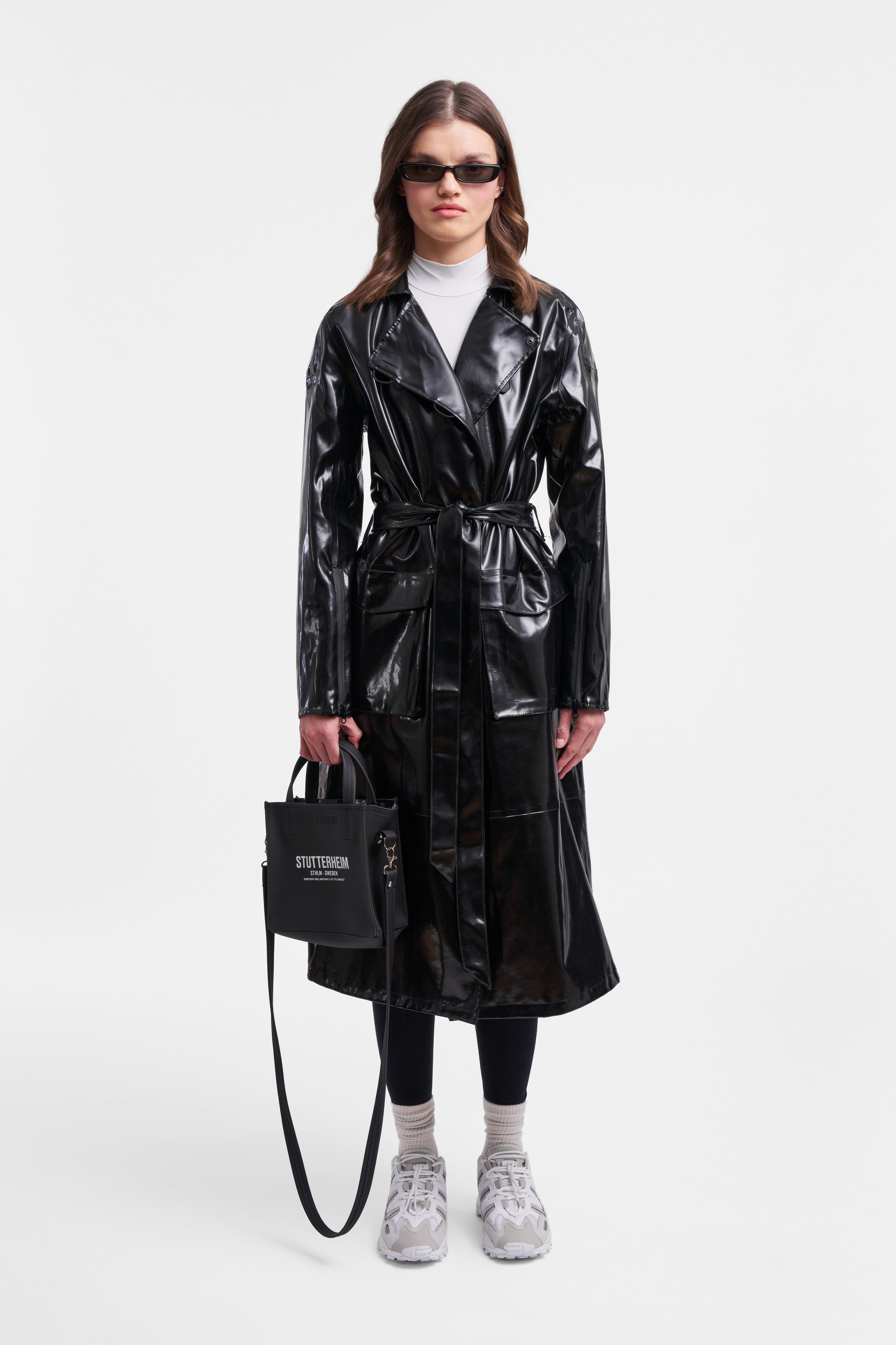Kista Opal Trench Coat Black - 3