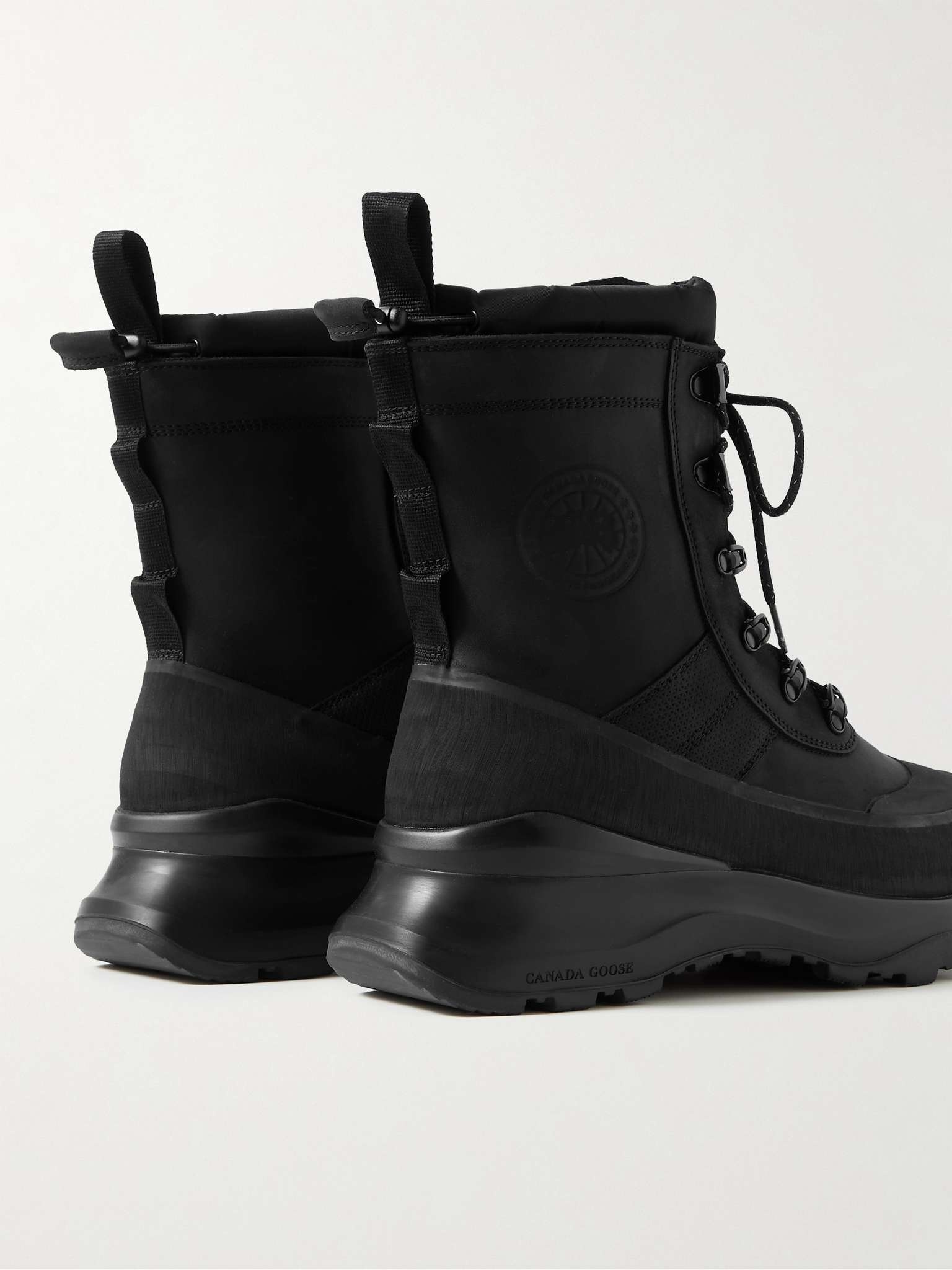 Armstrong Rubber-Trimmed Nubuck Boots - 5