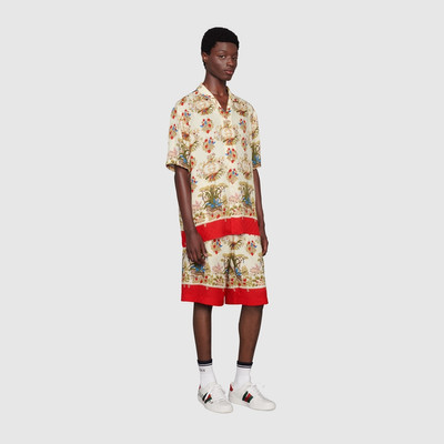 GUCCI Gucci 100 floral print bowling shirt outlook