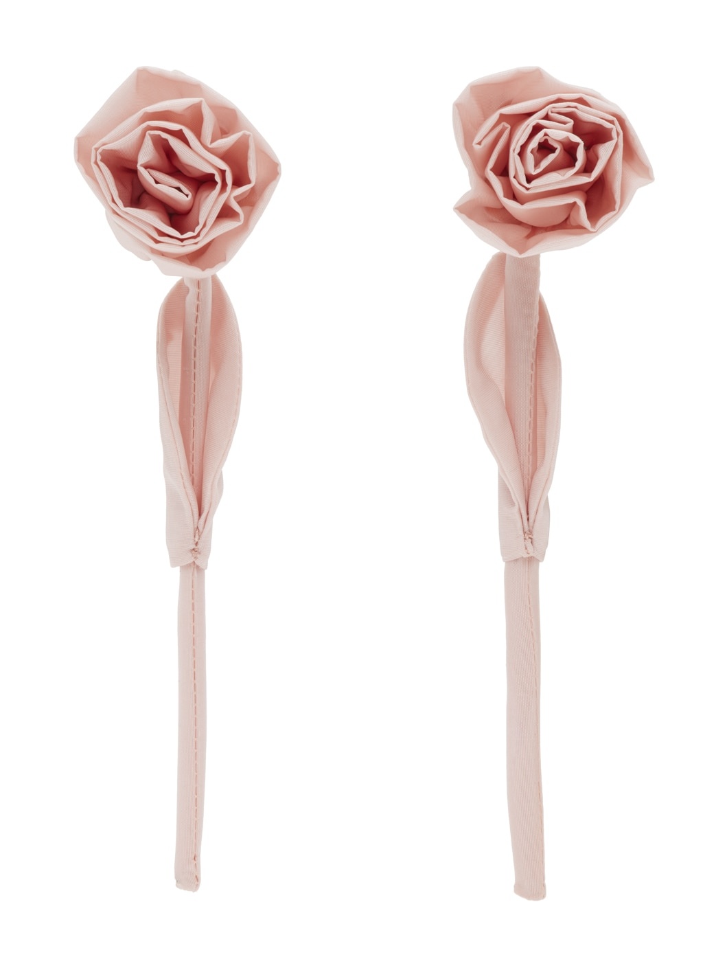 Pink Rose Earrings - 1