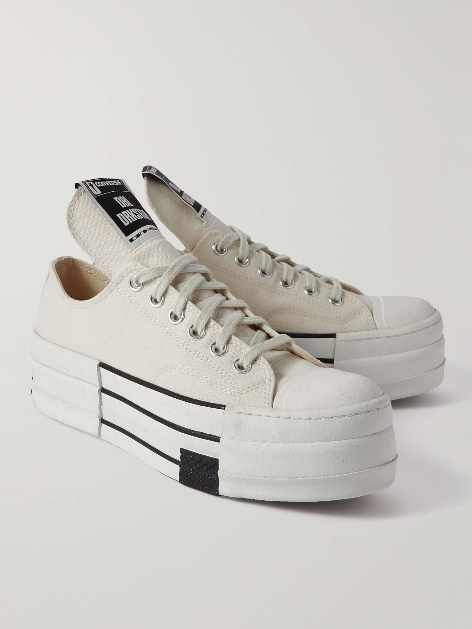 + Converse + DRKSHDW DBL DRKSTAR Chuck 70 Canvas Sneakers - 4