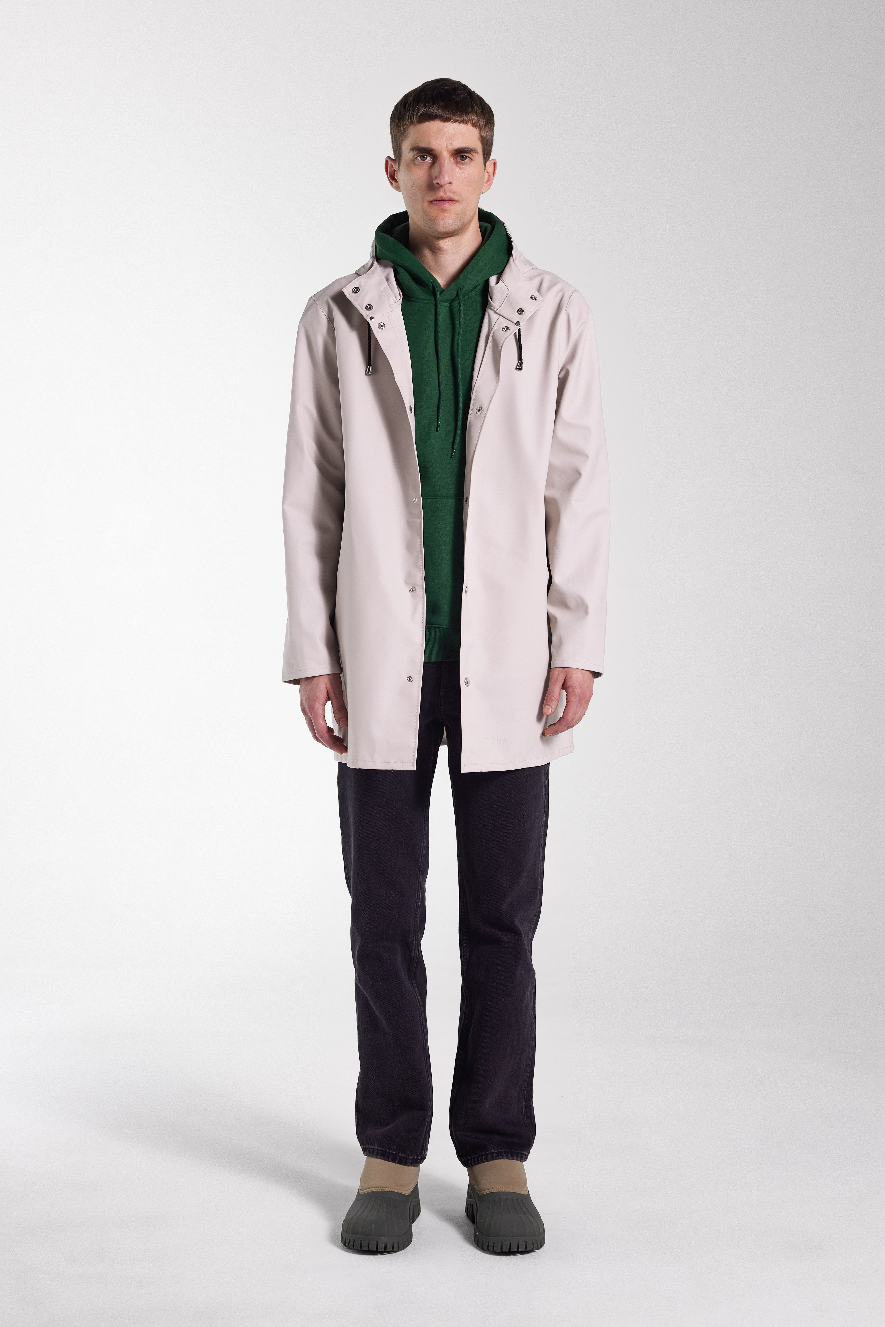 Stockholm Lightweight Raincoat Light Sand - 4