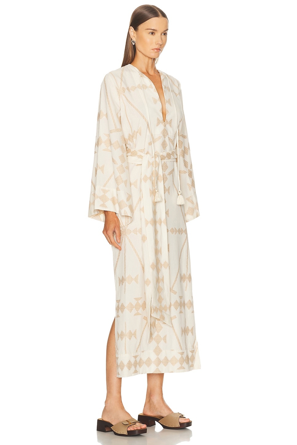 Embroidered Cotton Wild Savannah Tunic Dress - 3