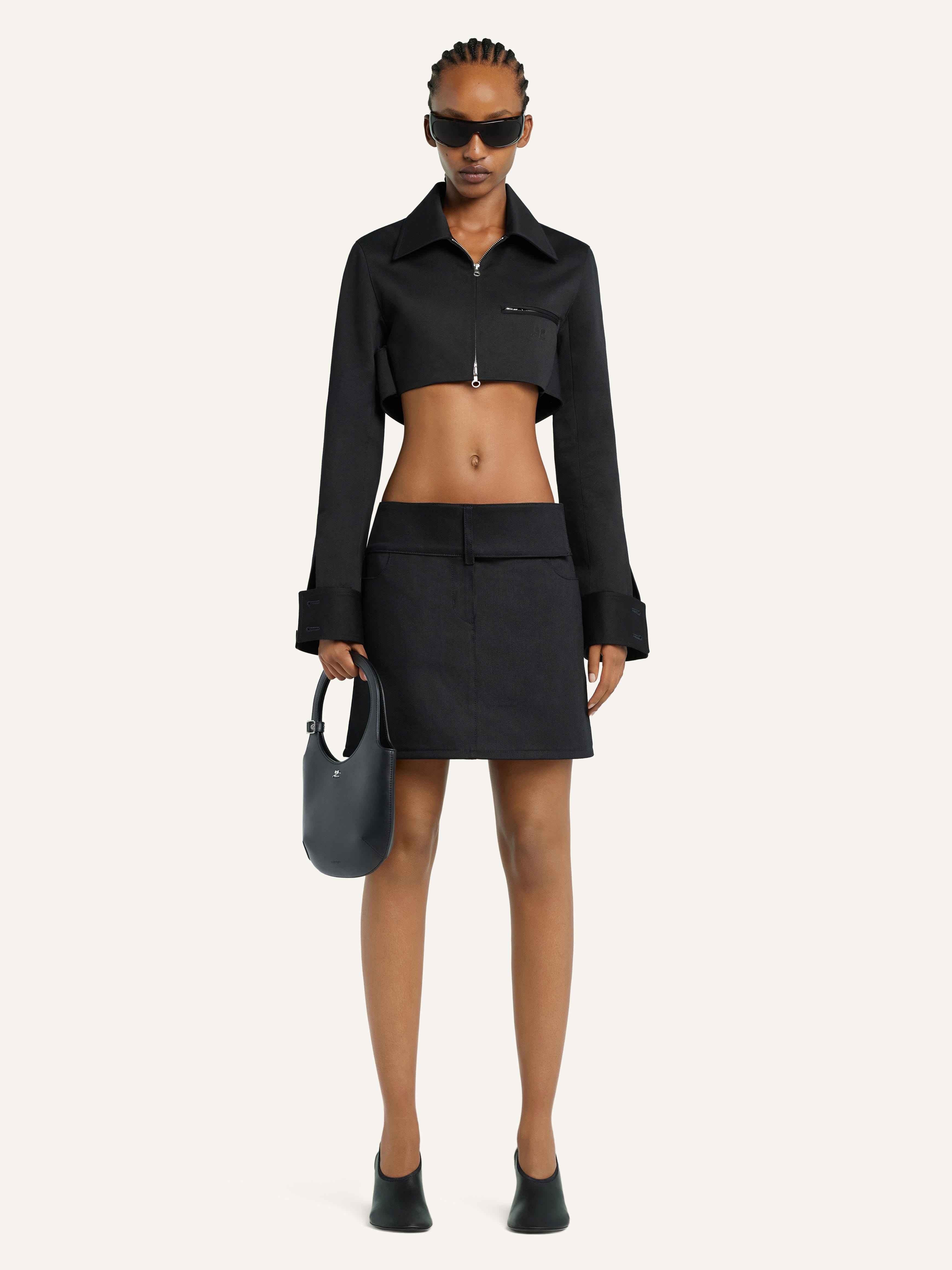 BELTED MINI SKIRT - 2