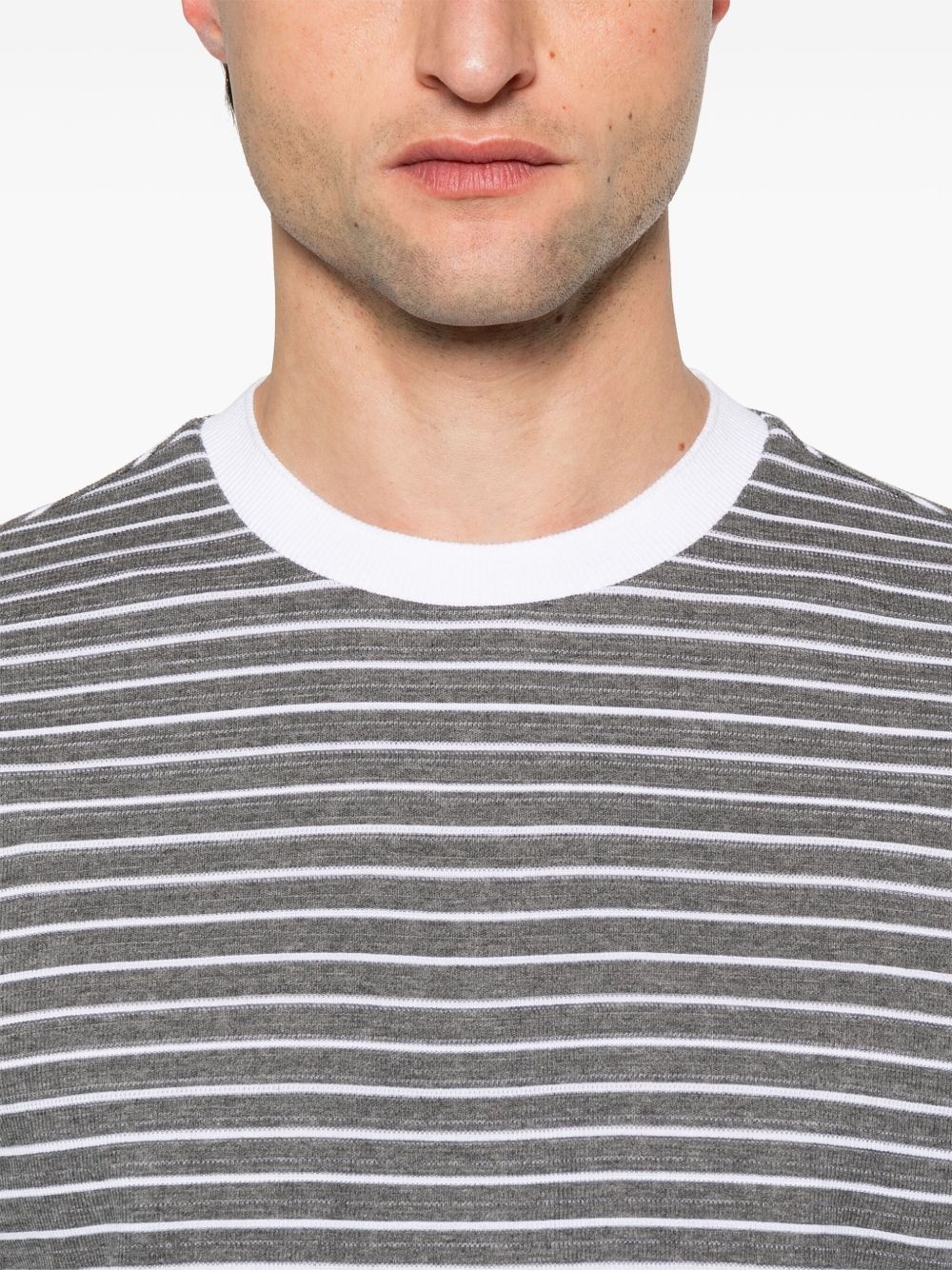 4-Bar stripe long-sleeve T-shirt - 4