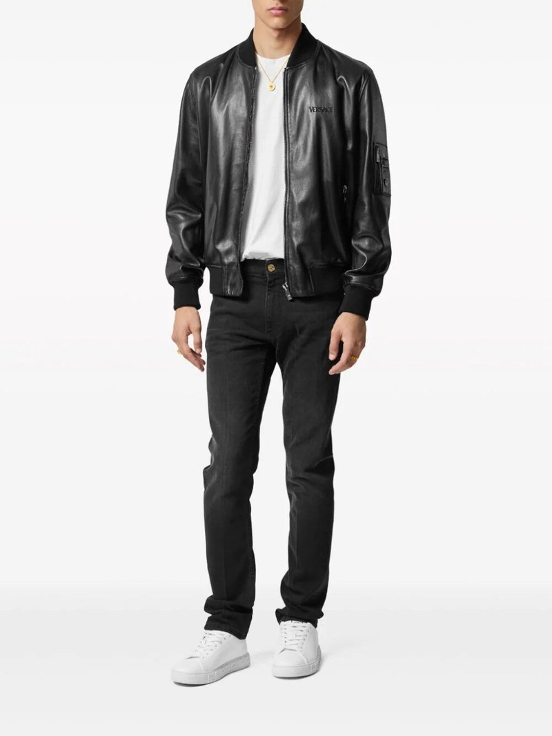 VERSACE `Versace` Embroidery Jeans outlook