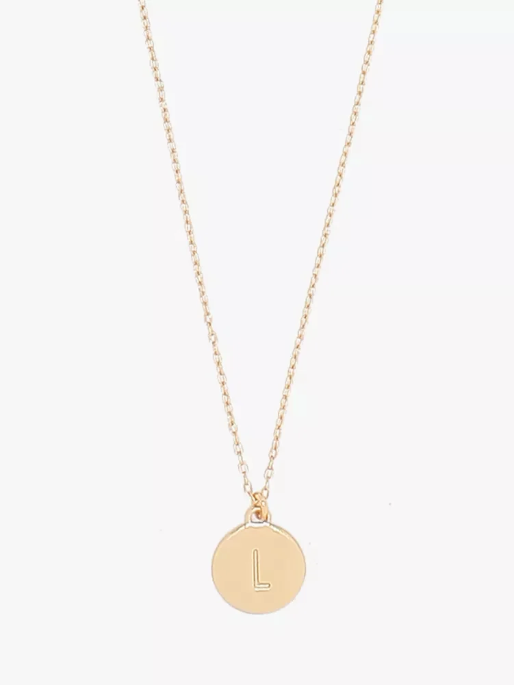Initial L Mini Pendant - 1