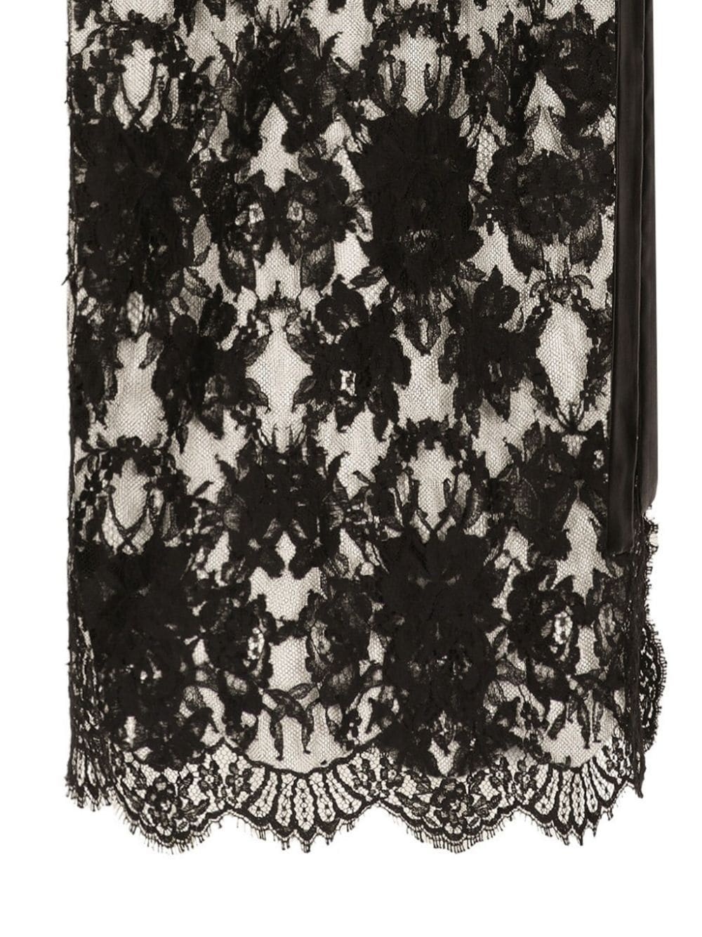 chantilly-lace midi skirt - 2