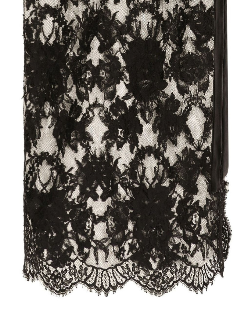 Dolce & Gabbana chantilly-lace midi skirt outlook