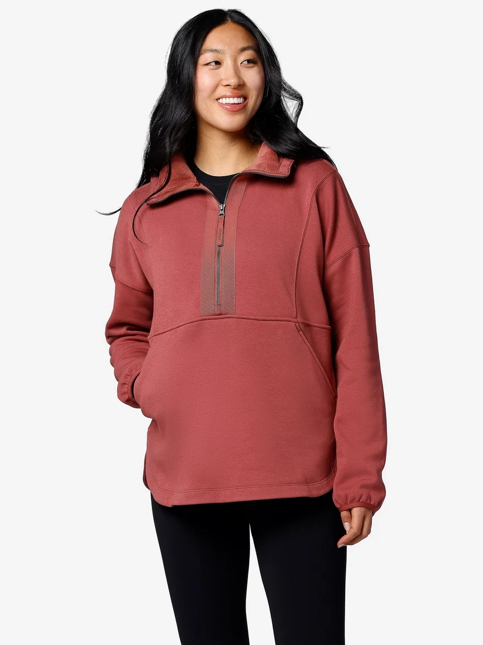 Women's Hideaway Plush Half-Zip Hoodie - 1