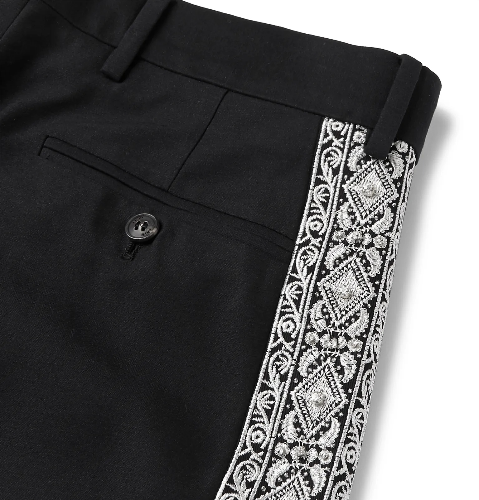 Embellished Woven Trousers - 5