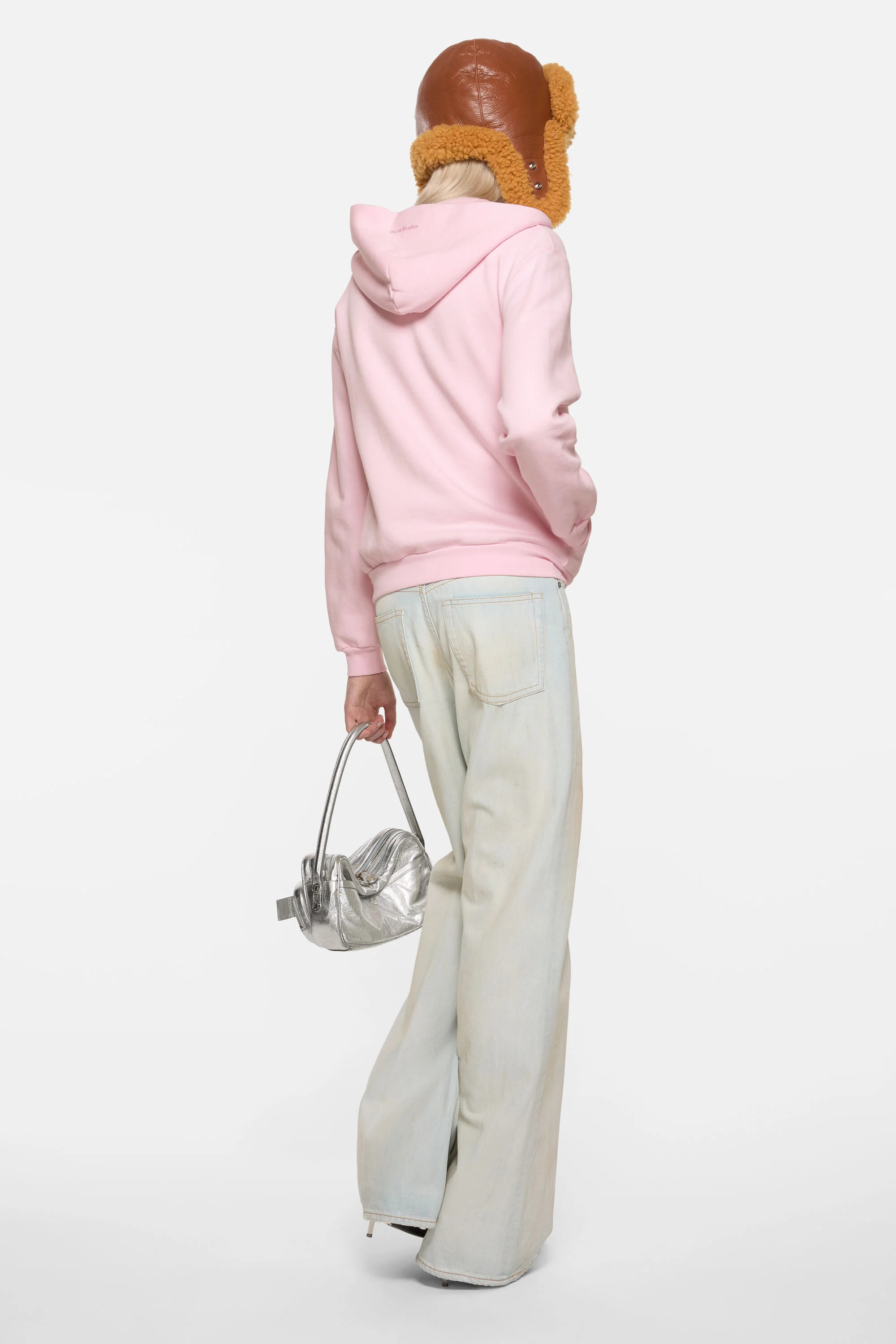 Hooded zipper sweater - Blossom pink - 3