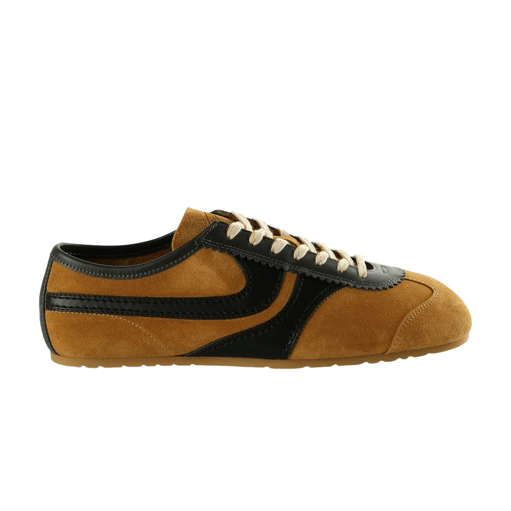 Dries Van Noten Suede Sneaker 'Beige' - 1
