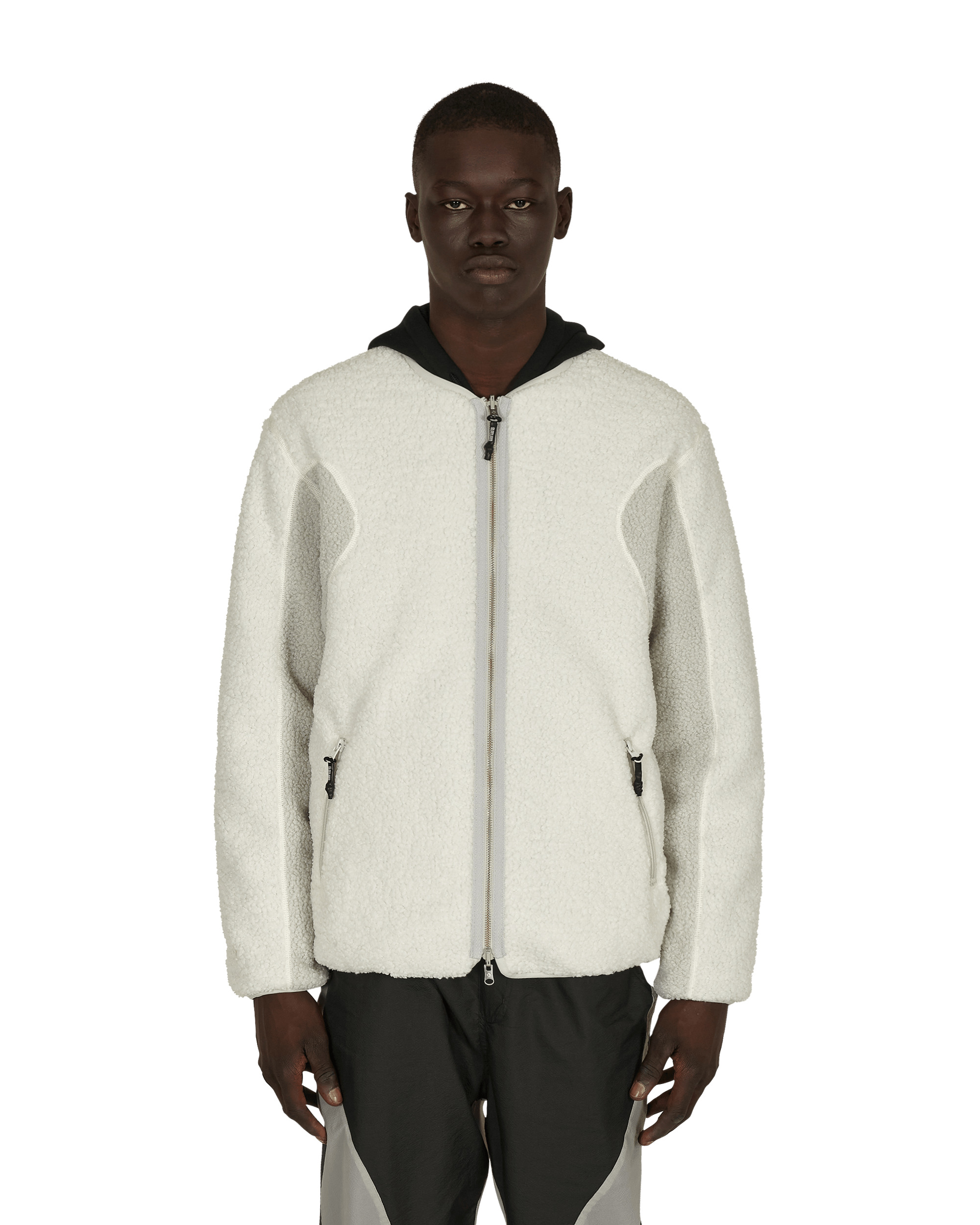 Slam Jam Sherpa Reversible Jacket Grey - 2