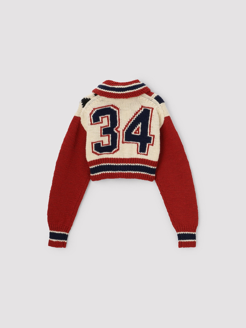 Ambush CROPPED 34 COWICHAN KNIT outlook