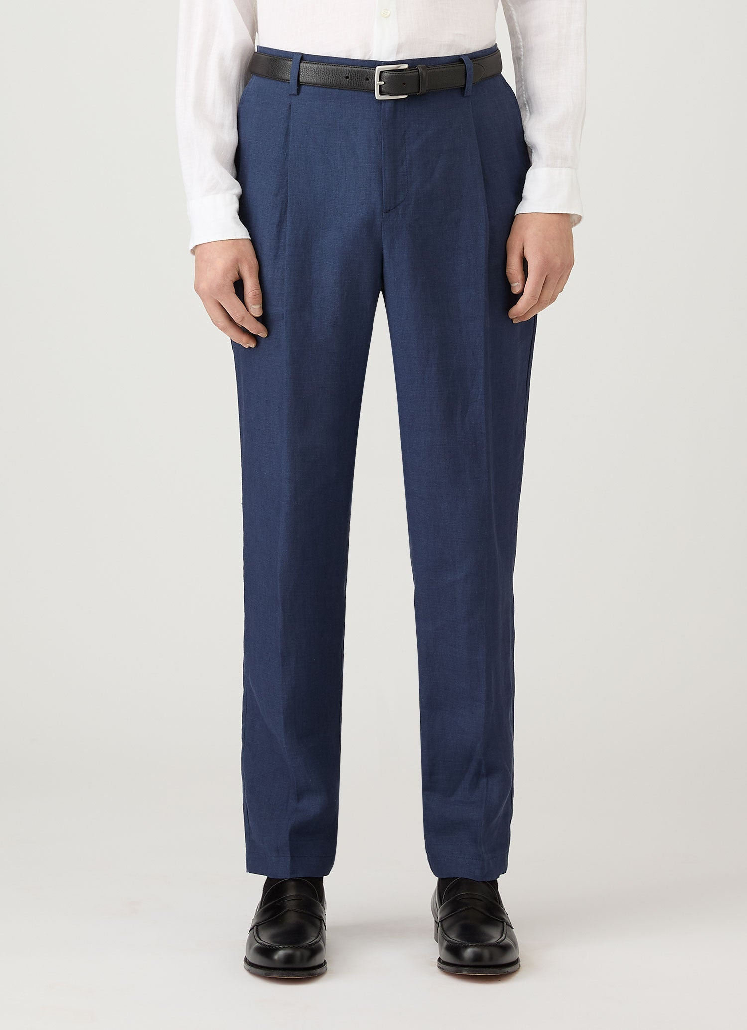 Pleated Linen Trouser - 2