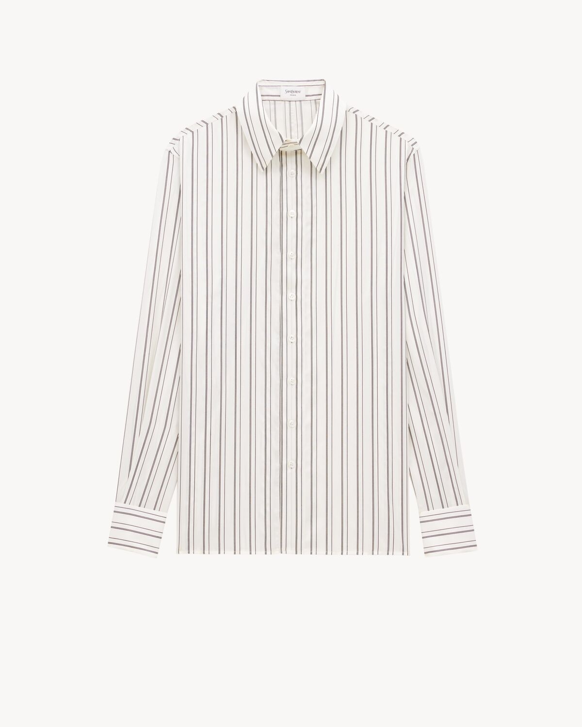 SHIRT IN STRIPED SILK - 1