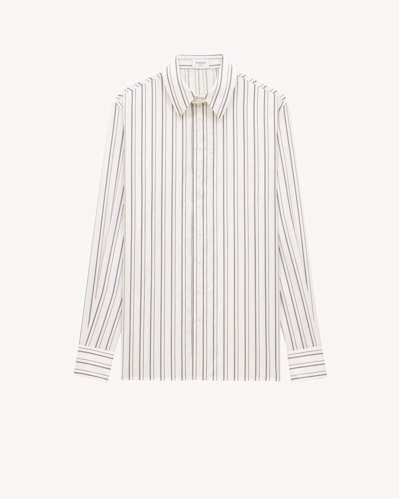 SHIRT IN STRIPED SILK 1