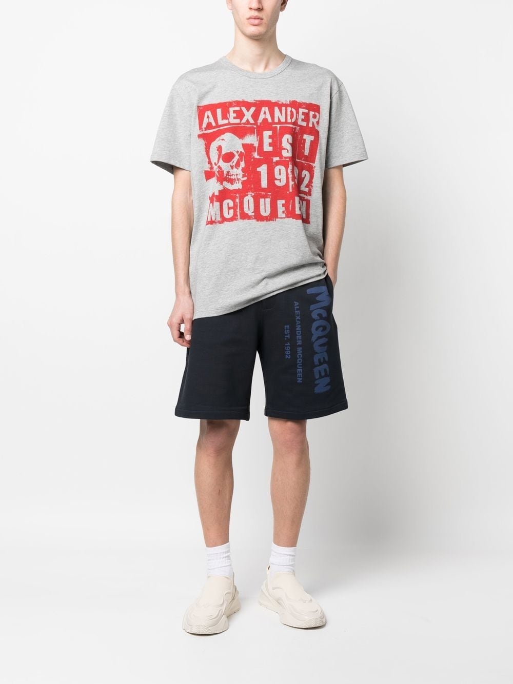 skull-print T-shirt - 2