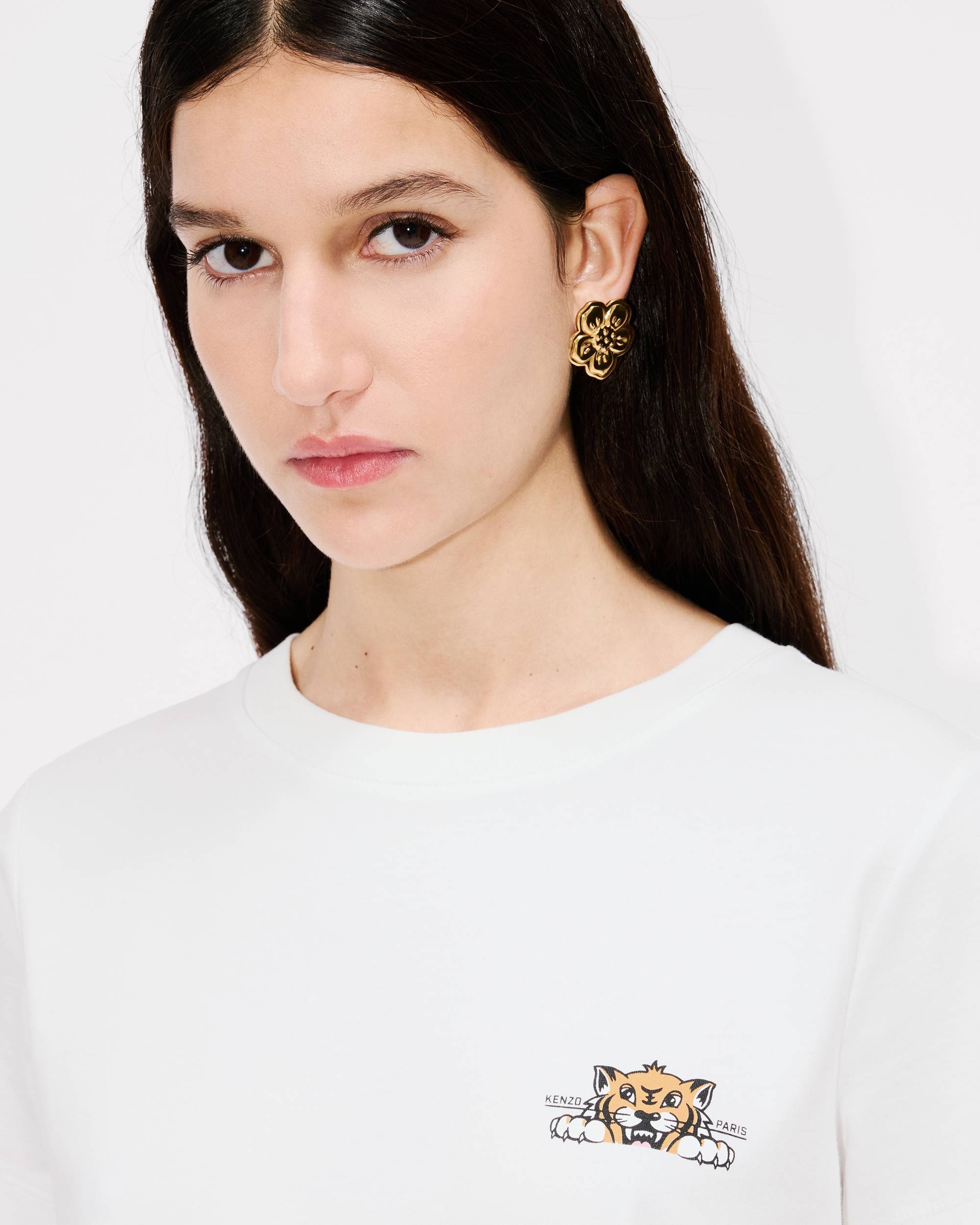 'KENZO Happy Tiger' T-shirt in cotton - 6