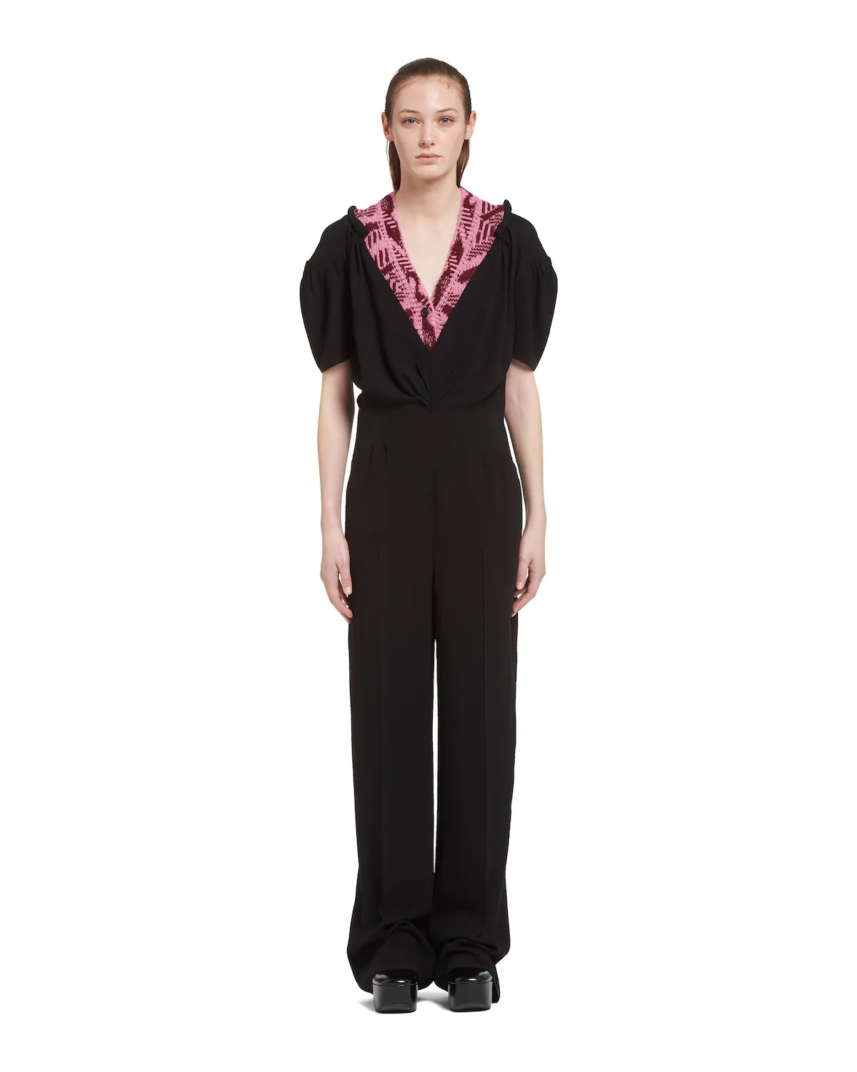 Sablé jumpsuit with jacquard detail - 2