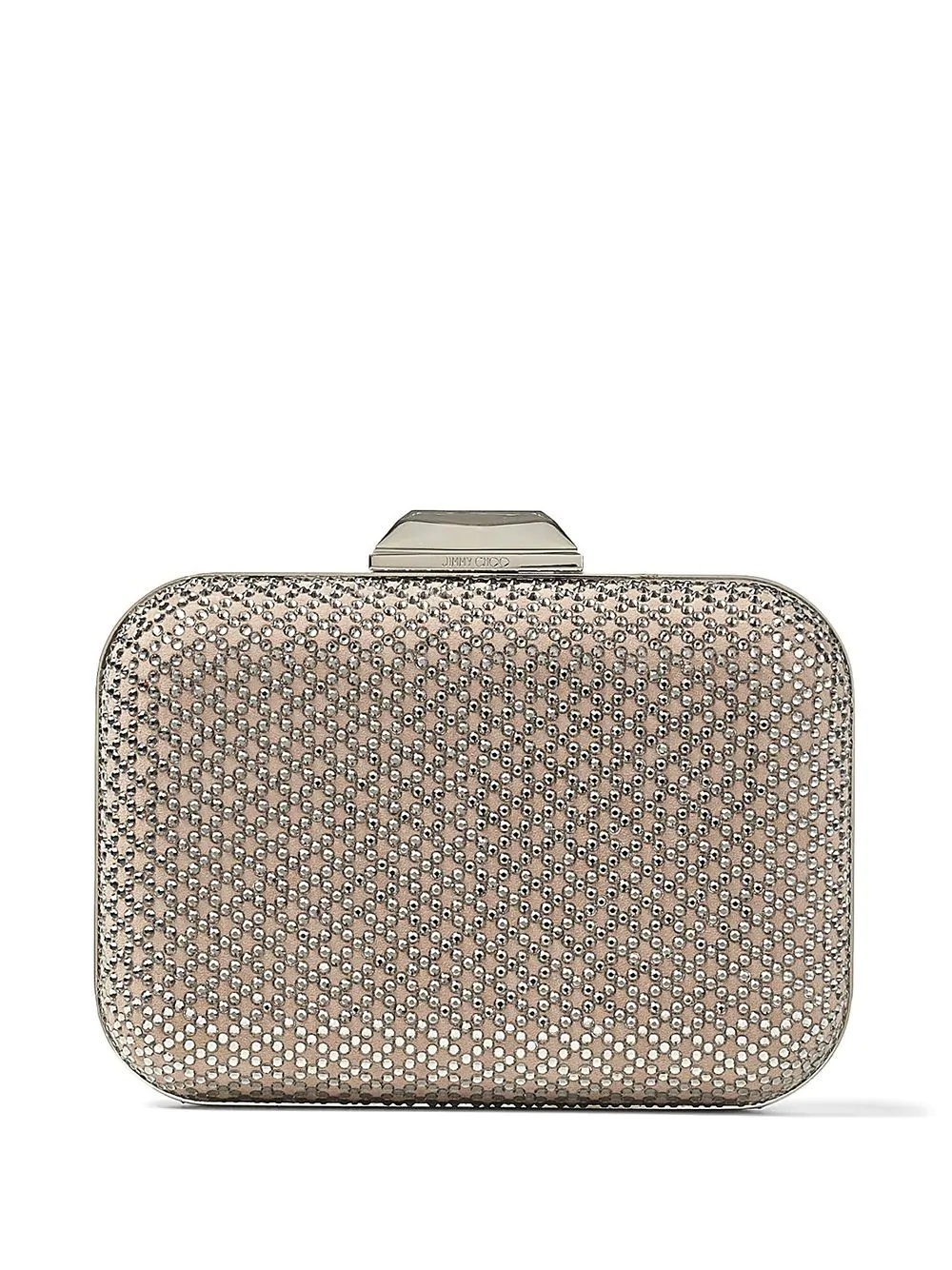 Cloud crystal embellished clutch bag - 1