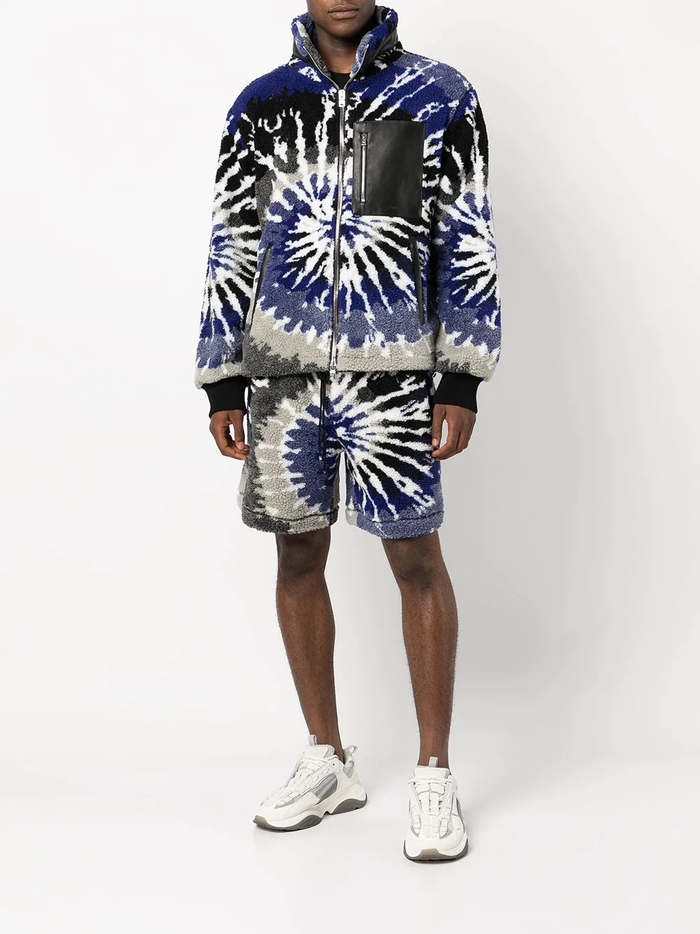 tie-dye pattern jacket - 2