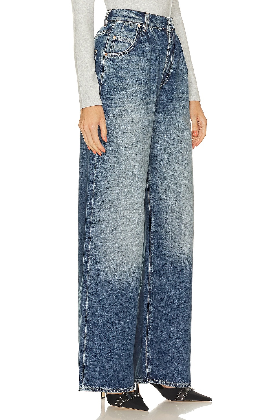Chloe Super High Rise Pleated Wide Leg - 2