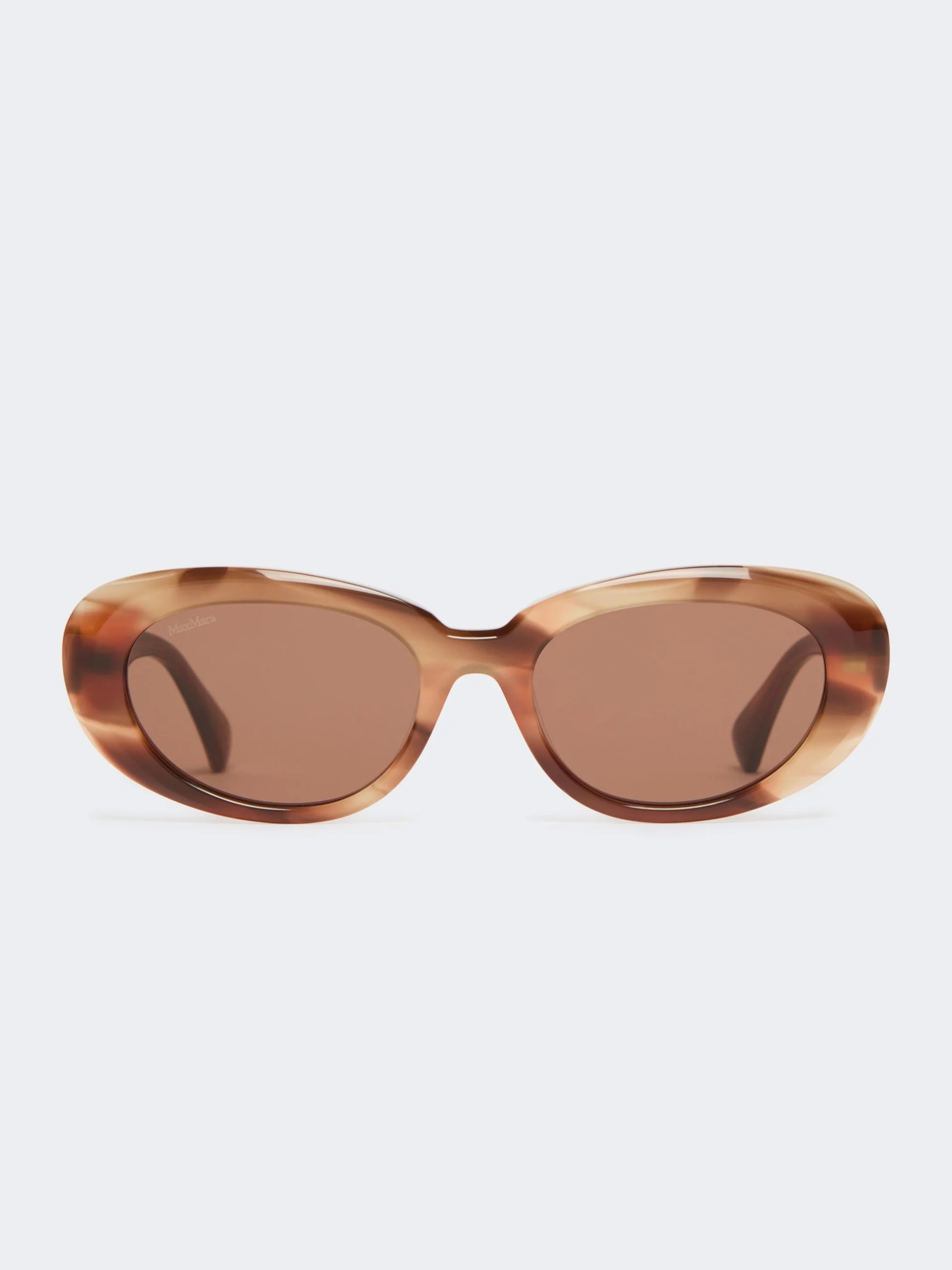 CICOGNA Oval sunglasses - RUST - 1