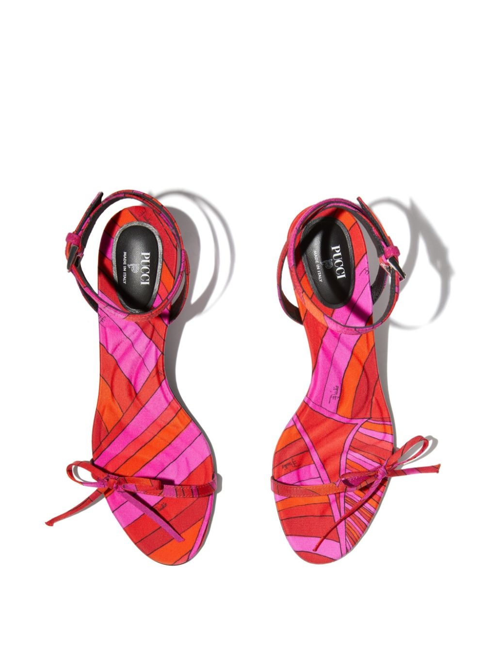 55mm Iris-print sandals - 4