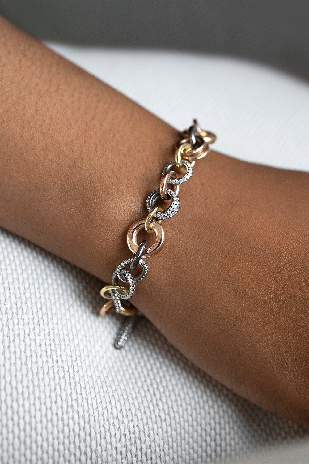 Atlantis MX Pave Toggle Chain Bracelet - 2