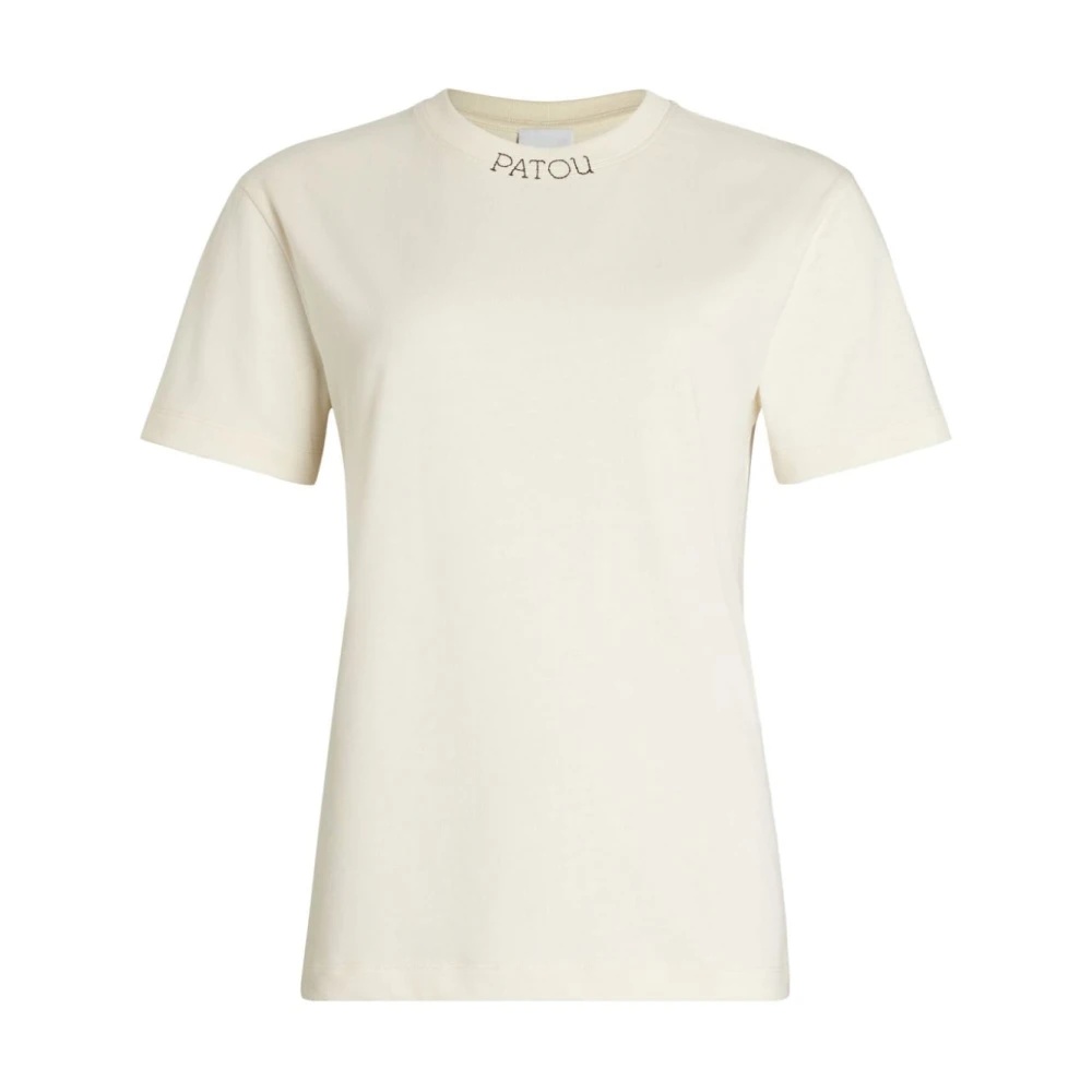 Tシャツ・カットソー PATOU SS25 White poplin shirt (BL0390017 001W) Poplin shirt, optical white | Sportmax