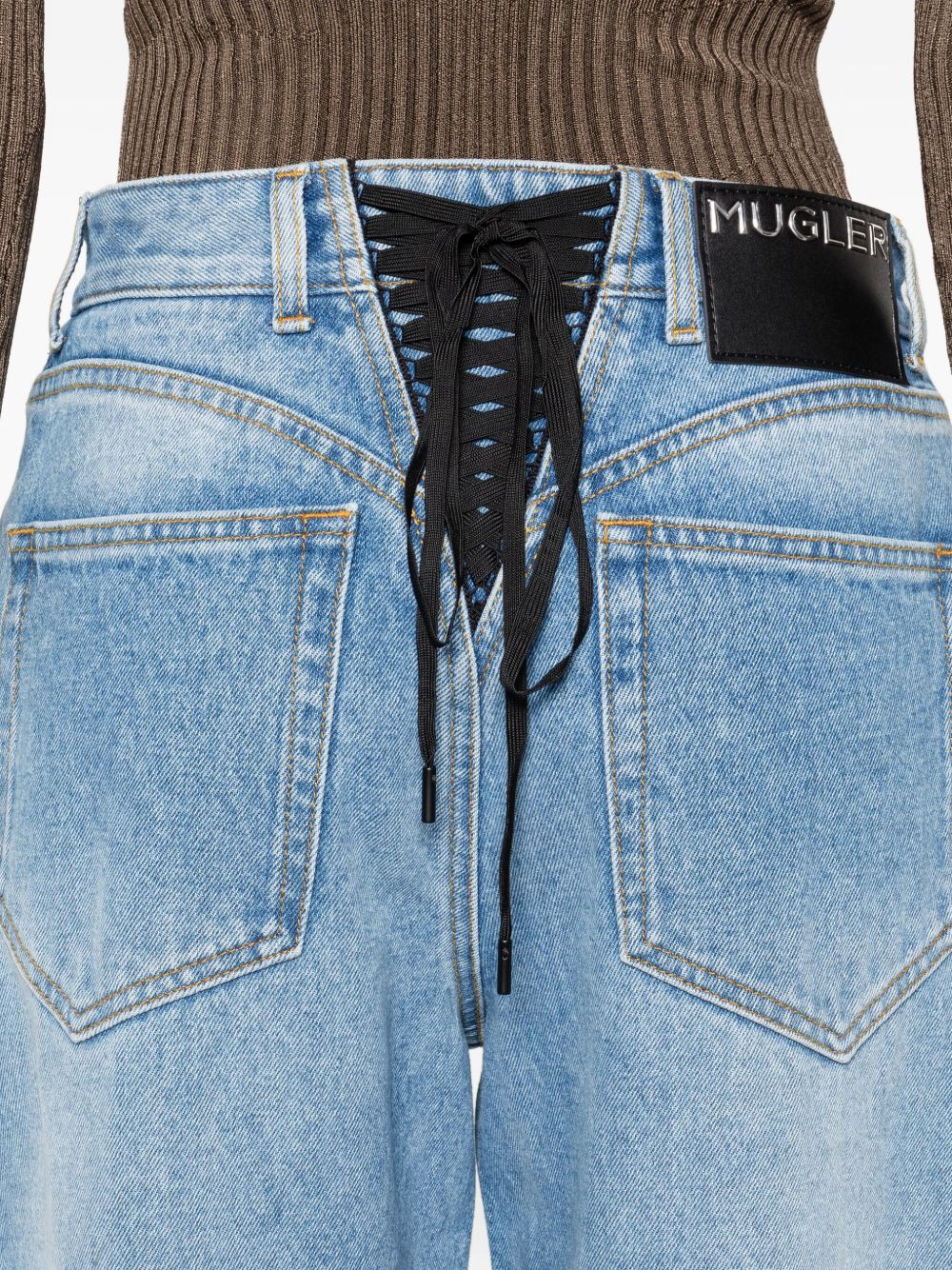 high-waisted balloon-leg jeans - 5